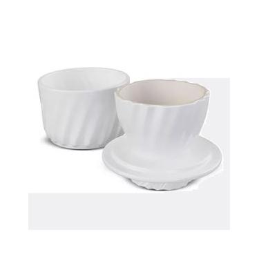 Imagem de Manteigueira Francesa Twist Branco 250Gr - Ceraflame