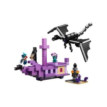 Imagem de LEGO® Minecraft® - O Dragão Ender e o Navio Final
