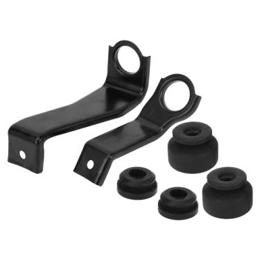 Imagem de Hihaha No.197015AAA00/197025AAA00 Intercooler Bracket Stay & Bushing Upper Lower para Honda Civic 2016-2021 / Suporte de choque do radiador do carro esquerdo direito / borracha de ferro durável / 1