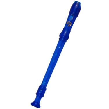 Imagem de Flauta Doce Germanica Soprano Dolphin Colorida (Azul)