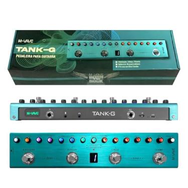 Imagem de M-VAVE VEDO Tank-G Pedal de Guitarra Multi-Efeitos, Effects Pedal guitarra Reverb Delay MOD AMP Bateria lítio Recarregável, 36 Presets, 9 Preamp Slots, 8 IR Cab, 3 Simulação, Delay, Cube Baby Reverb