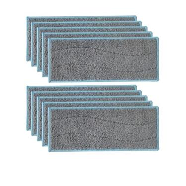 Imagem de Panos de limpeza úmidos laváveis ​​de reposição, compatíveis com os acessórios do aspirador robô Braava Jet M6.(10PCS)