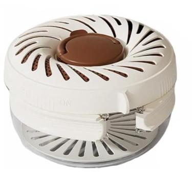 Imagem de Cesta de drenagem multiuso com tampa, cesta de drenagem e preservação 2 em 1, tigela de lavagem de frutas e vegetais com filtro, tigela de lavagem de frutas e vegetais dobrável para cozinha " (brown)