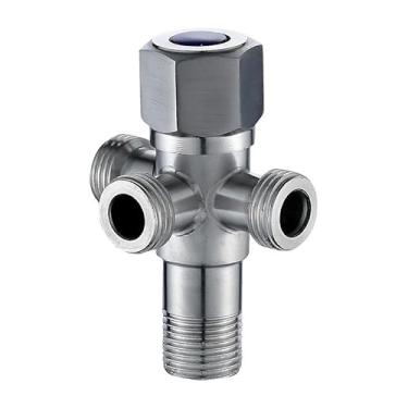 Imagem de Kit adaptador universal de encanamento conjunto de conectores de torneira de chuveiro de bidê multiuso com vedações à prova de vazamento, acessórios de conexão rápida para instalação de vaso sanitário