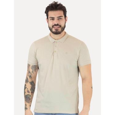 Imagem de Polo Dudalina Piquet Essentials Cotton Basica Modal Cáqui Claro-Masculino