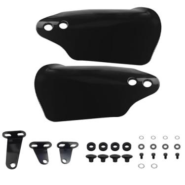 Imagem de FATECIM Protetores de mão para guidão de motocicleta estilo clube para Harley 1996-2025 Sportster Dyna Touring Street Road Electra Glide Road King CVO/SE Softail Street Bob Low Rider S Fat Boy