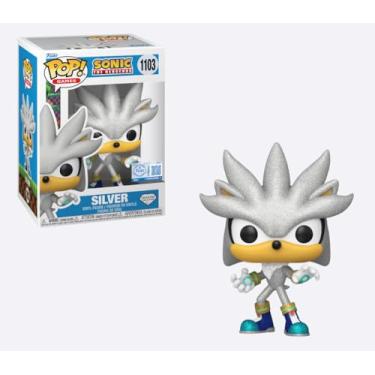 Imagem de Funko Sonic The Hedgehog Diamond Silver Exclusive Vinyl Figure 1103