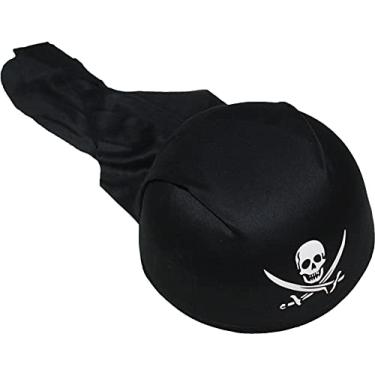Imagem de Petitebella Crânio pirata chapéu rígido (preto, tamanho único)