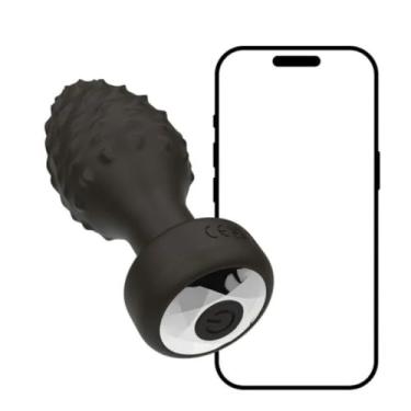 Imagem de Plug Anal Vibratório 10,3 X 3,7cm Controlado por App Vibrador Anal De Silicone Macio PL193