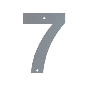 Imagem de Número Residencial de Inox 7-1 Peça