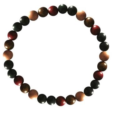 Imagem de QEENQEEU Pulseira de cura para alívio da ansiedade, pulseira de chacra, pulseiras com contas, presentes de alívio de estresse para mulheres, homens, Medium, Plantas naturais, Sem Pedra Preciosa