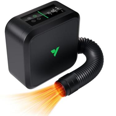 Imagem de VIVOSUN AeroFlux Aquecedor de barraca de cultivo inteligente com termostato, aquecimento PTC de 700 W, compacto e portátil com VPD, controle de aplicativos e proteção contra superaquecimento