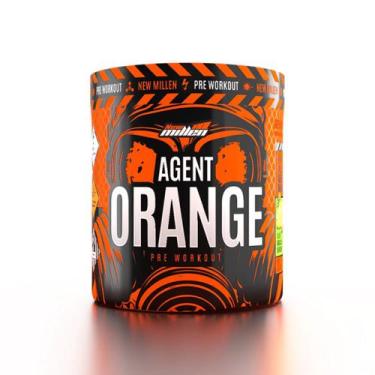 Imagem de Pre treino agent orange newmillen 250g tangerina morango