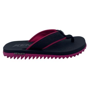 Imagem de Sandália Masculina Kenner Kivah Preta com Rosa - Pink 40-Masculino