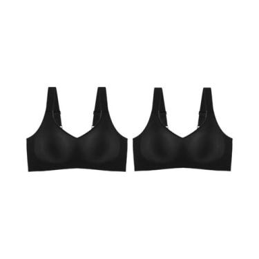 Imagem de Conjunto De Sutiãs Esportivos Femininos, Lingerie Sem Costura Acolchoa