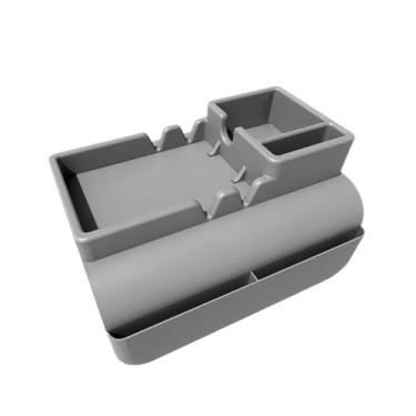 Imagem de Suporte de sofá para bebidas, caixa de silicone antiderrapante com bolso lateral - suporte de copo para sofá, para mesa, , viagem, laptop, cadeira, telefone, cama, TV e sofá