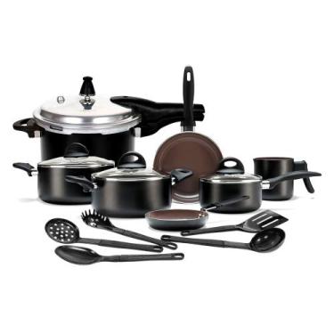 Imagem de Jogo De Panelas 7 Peças Brinox Ceramic Life Com Panela De Pressão 5,4 