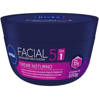 Imagem de Creme Facial Noturno 5 em 1 Nivea 100g