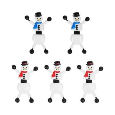 Imagem de Bonecos De Neve Fofos De Natal, Brinquedos Esticáveis E Posicionáveis 