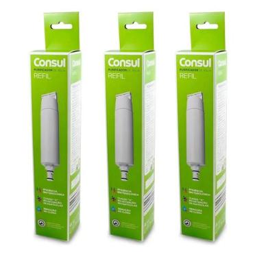 Imagem de Kit 3 Refil Filtro Purificador Agua Consul Cpc31 Cpb34 Cix06 - Congrat