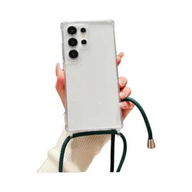 Imagem de Capa Transparente Com Cordão Para Samsung Galaxy S24 Ultra S23 S22 plu