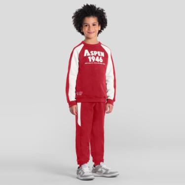 Imagem de Conjunto infantil menino moletom peluciado de skate Brandili