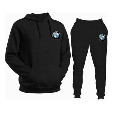 Imagem de Kit Conjunto Blusa De Frio E Calça Moletom Red Bull Carros, Preto, M