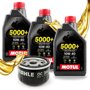 Imagem de Troca de Óleo Para Bmw F800 Gs  F850 Gs  F700 Gs  F750 Gs Motul 10w40 