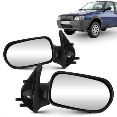 Imagem de Par Retrovisor Externo Espelho Lateral Uno Fire 2006 A 2010 4 Portas F