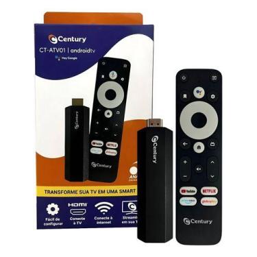 Imagem de Aparelho Transforma Tv Century Stick Smart Android Comando Voz Chromec