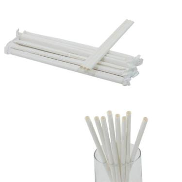 Imagem de Canudo biodegradável embalagem individual Refrigerante Bebidas 19cm C/
