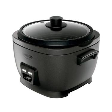 Imagem de Panela De Arroz Elétrica 4L Dako 700W 10 Xícaras Cinza 110v 127v