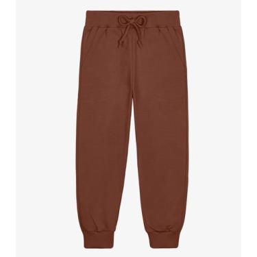 Imagem de Calça Infantil Feminina Molecotton Trick Nick Marrom, 1, Marrom