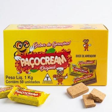 Imagem de Pacoca Original Pacocream Amendoim 50 Unidades 1kg Festa Lanche Revend