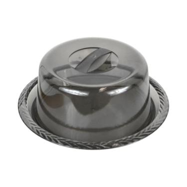Imagem de Porta Queijo Doces Pães Trança Fumê Acrílico K70 - Keita