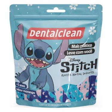 Imagem de Fio Dental com Haste Infantil Dentalclean Stitch 50un - Dental Clean