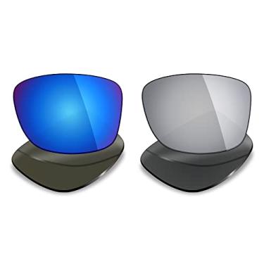 Imagem de Mryok 2 pares de lentes polarizadas de substituição para óculos de sol Oakley Jupiter Squared – Opções