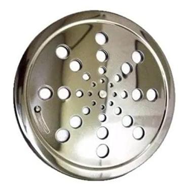 Imagem de Tampa Para Ralo 15cm Grelha De Aço Inox Para Redondo Completo Sistema Abre E Fecha