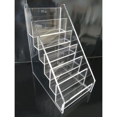 Imagem de Porta Cartão De Visita C/ 6 Divisórias Estilo Escadinha