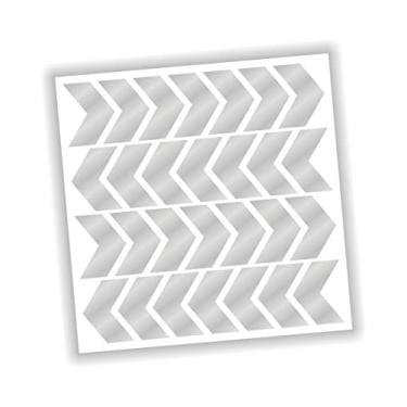 Imagem de Adesivo refletivo para capacete bike moto carro bicicleta escolha (Seta 1,8 x 2,3cm)