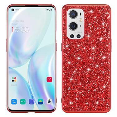 Imagem de YUNCHAO Caixa de telefone Para oneplus 9 glitter pó estojo protetor de tpu à prova de choque capa para celular