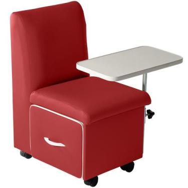 Imagem de Cadeira Para Manicure Cirandinha E Ciranda Cor Vinho - Bandoliny