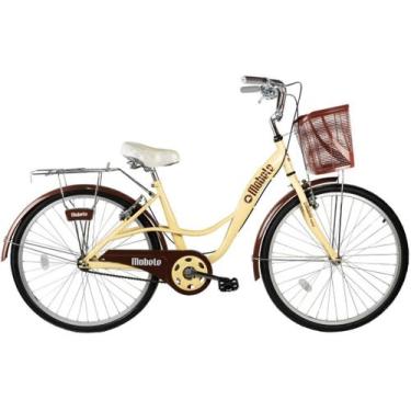 Imagem de Bicicleta Feminina Aro 26 Vintage Retro Passeio Confortável Mobele Mim
