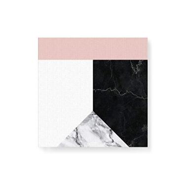 Imagem de Arte Maníacos Quadro Decorativo em Tela Canvas Escandinava faixa Reta Rosa - 50x50cm