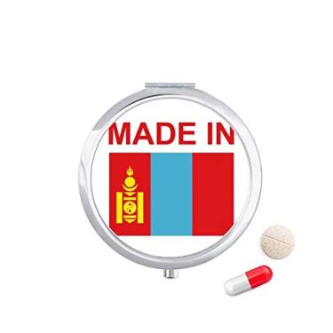 Imagem de Estojo de comprimidos feito na Mongólia, caixa de armazenamento de remédios