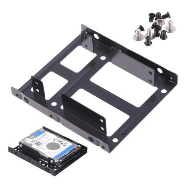 Imagem de Suporte Duplo P/ Ssd Ou Hd 2.5 P/ Baia De Pc/desktop 3.5 (sem HD)