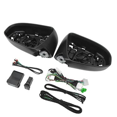 Imagem de Kit de dobrável de espelho lateral, dobrável de espelho elétrico funcional para carro LHD