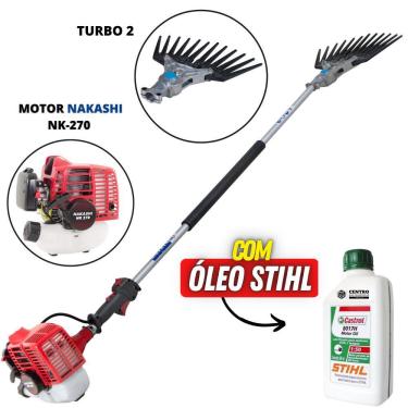 Imagem de Derriçadeira Nakashi Para Cafeicultura Com Braço Longo de 1500mm Motor NK270 Á Gasolina...