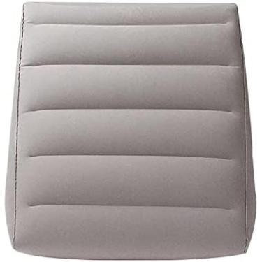 Imagem de Travesseiro De Cama Inflável Portátil Almofada Ortopédica Cunha De Cabeceira Para Trás Ou Descanso Para Os Pés Para Leitura De Sono De Refluxo Ácido De Perna,Cinza,bonny369