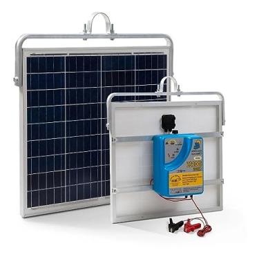 Imagem de Eletrificador De Cerca Elétrica Rural Solar Zebu ZS200I Azul